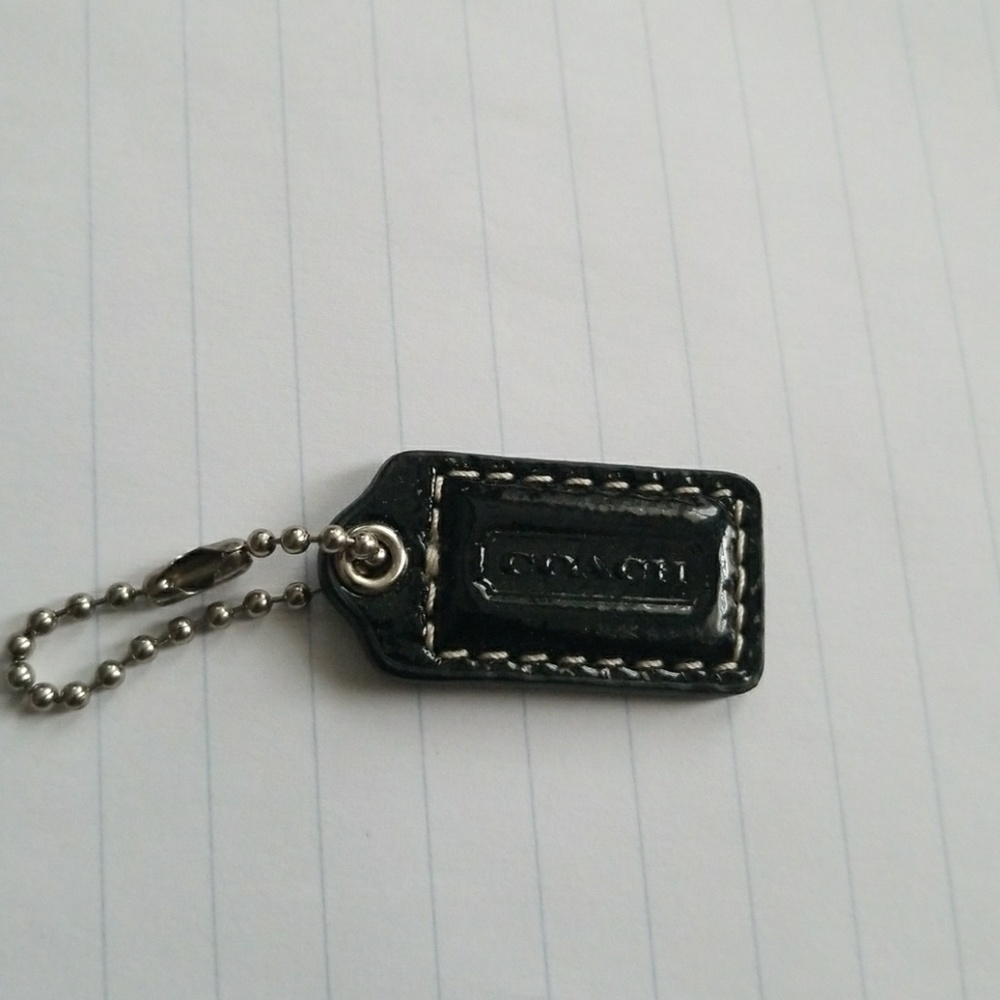 Coach Tag Black patent leather